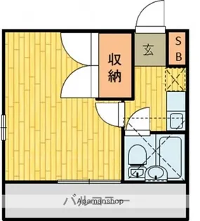 プチフォーレ【1階】の間取り