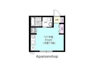タスティ阪東橋【1階】の間取り