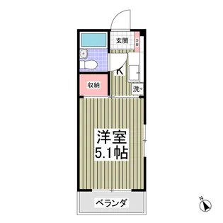シャトール田口戸塚Ⅰ【3階】の間取り