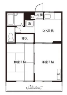 ピア永田【3階】の間取り