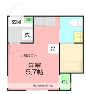 DEN杉田【2階】の間取り