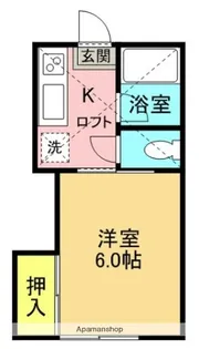 ビラ山富士【1階】の間取り