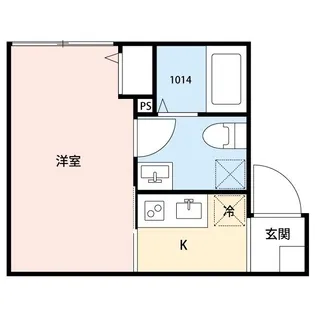 ルミエール横浜【1階】の間取り