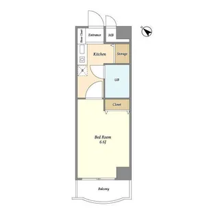コスモリード溝の口【6階】の間取り