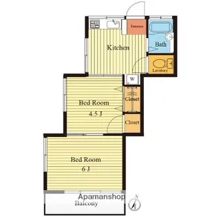 ことぶきハウス【2階】の間取り