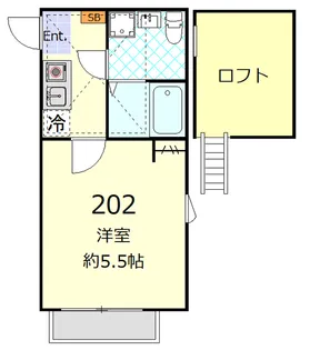 アビターレ杉田【2階】の間取り