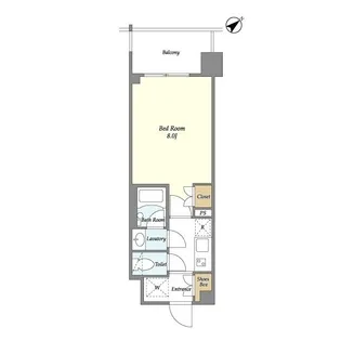 BLUROCK東神奈川【4階】の間取り