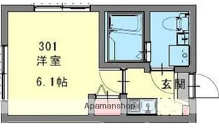 プライム菊名【3階】の間取り