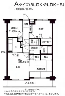 ノール・グロワール【2階】の間取り