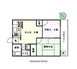 サンプラザ【2階】の間取り