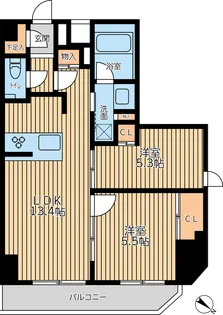 CITYLUXYOKOHAMA【6階】の間取り