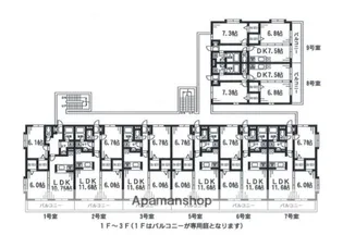 ルミエール鷺沼【1階】の間取り