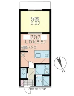 アトラス菊名【2階】の間取り