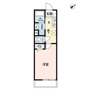 アムール白楽【1階】の間取り
