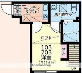 フォーマルハウト二俣川Ⅰ【2階】の間取り