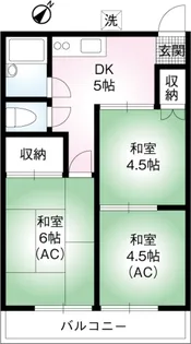 第2高尾メイゾン【2階】の間取り