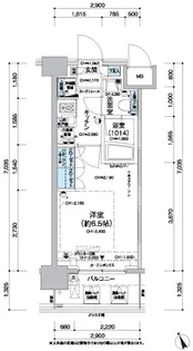 レジディア蒲田Ⅴ【12階】の間取り