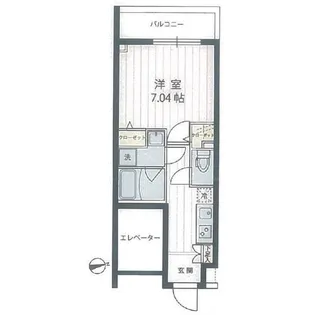 アプリーレ宮崎台Ⅱ【1階】の間取り