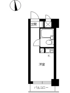 スカイコート大森【802号室号室】の間取り