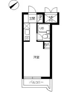 1Rの間取り画像