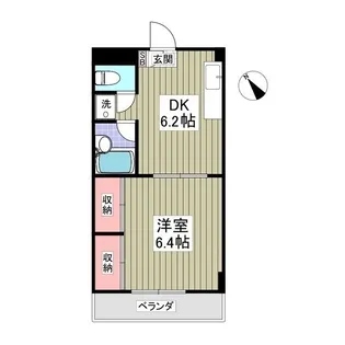 セラーズ二宮【3階】の間取り