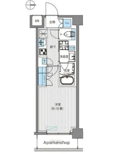 TFレジデンス川崎殿町EAST【5階】の間取り