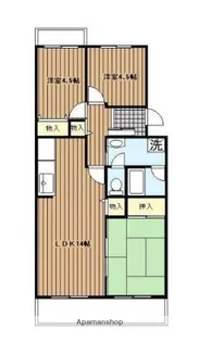 シーブリーズ金沢【3階】の間取り