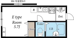 シャンティヒル白楽【1階】の間取り