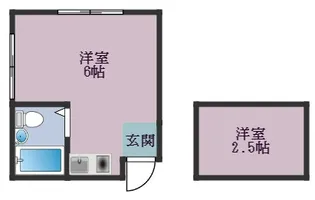 海風ハイツ【1階】の間取り