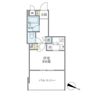 コスモリード西馬込レジデンス【6階】の間取り