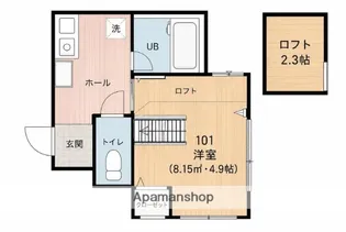 アーヴェル弘明寺【1階】の間取り