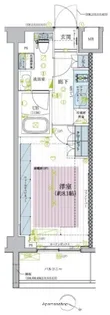 ブライズ蒲田EAST【2階】の間取り