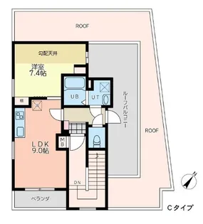 フェリーチェ横浜【401号室】の間取り