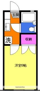 ラッキーハイツ【2階】の間取り