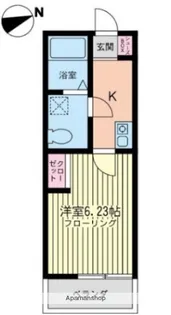 フェリオ本厚木【1階】の間取り