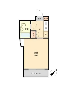 ジョイフル百合ヶ丘【0404号室】の間取り