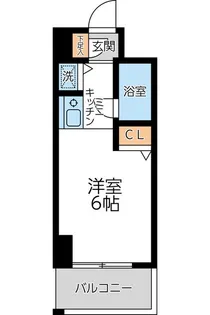 ユーコート新丸子【0503号室】の間取り