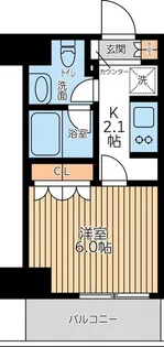CITY LUX TOBE【9階】の間取り