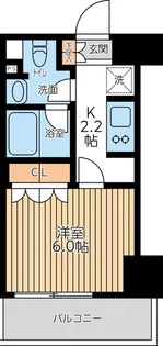 CITY LUX TOBE【10階】の間取り