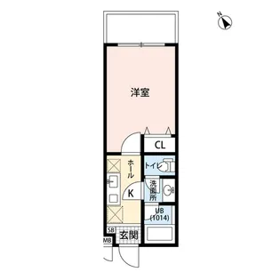 プレール・ドゥーク横浜杉田【106号室】の間取り