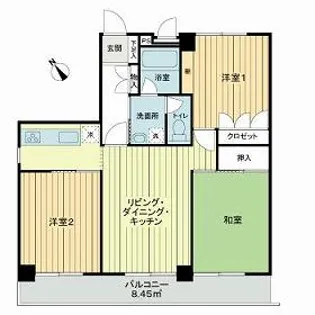 シティコープ反町【4階】の間取り