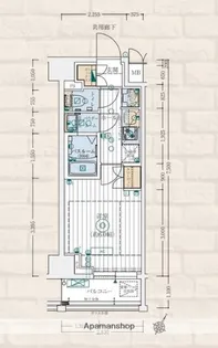 エステムコート横濱大通り公園【9階】の間取り