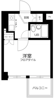 神奈川県川崎市高津区二子2丁目【マンション】の間取り