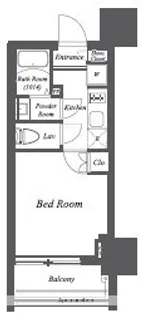 ブランシエスタ横浜高島町【6階】の間取り