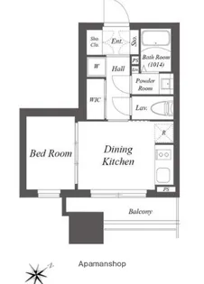 ブランシエスタ横浜高島町【5階】の間取り
