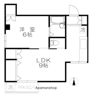 コーポ塩田【2階】の間取り