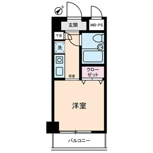 アムス川崎(旧モナークマンション川崎)【2階】の間取り