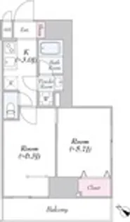 KDXレジデンス町田NORTH【8階】の間取り