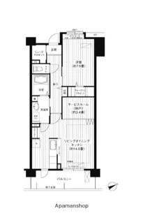 コーポレート東戸塚【6階】の間取り