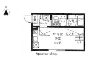 神奈川県横浜市南区山谷【アパート】の間取り